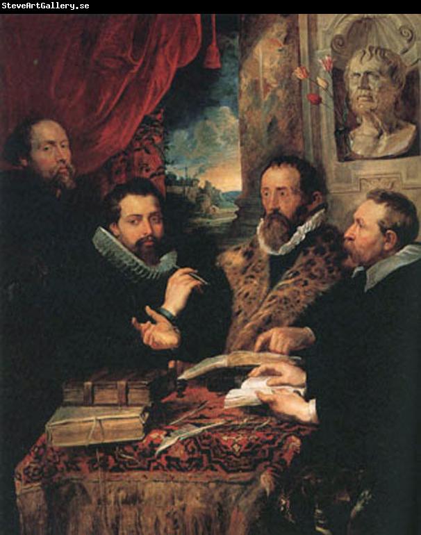 Peter Paul Rubens Fustus Lipsius and his Pupils or The Four Pbilosopbers (mk01)